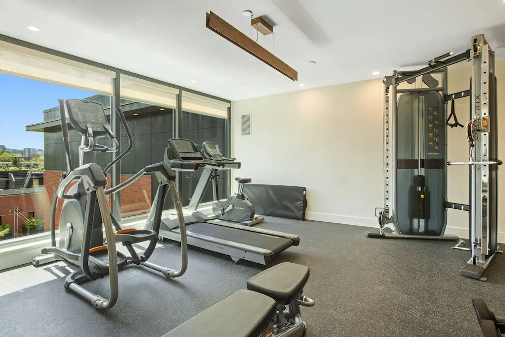 Children's personal trainer coaching at a home gym in London