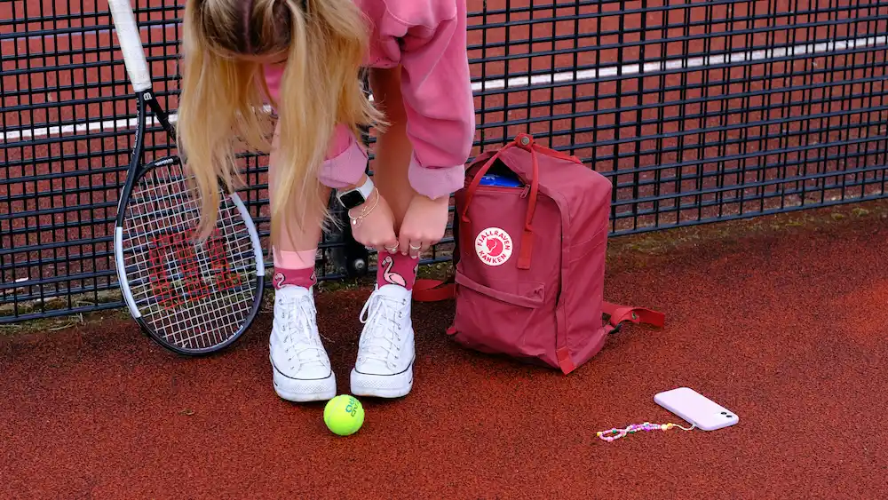 Home tennis coaching on a private court