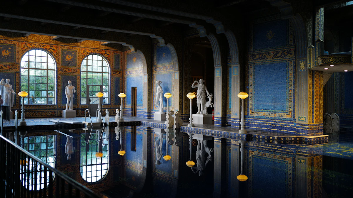 Private swimming lesson in a residents&rsquo; indoor pool