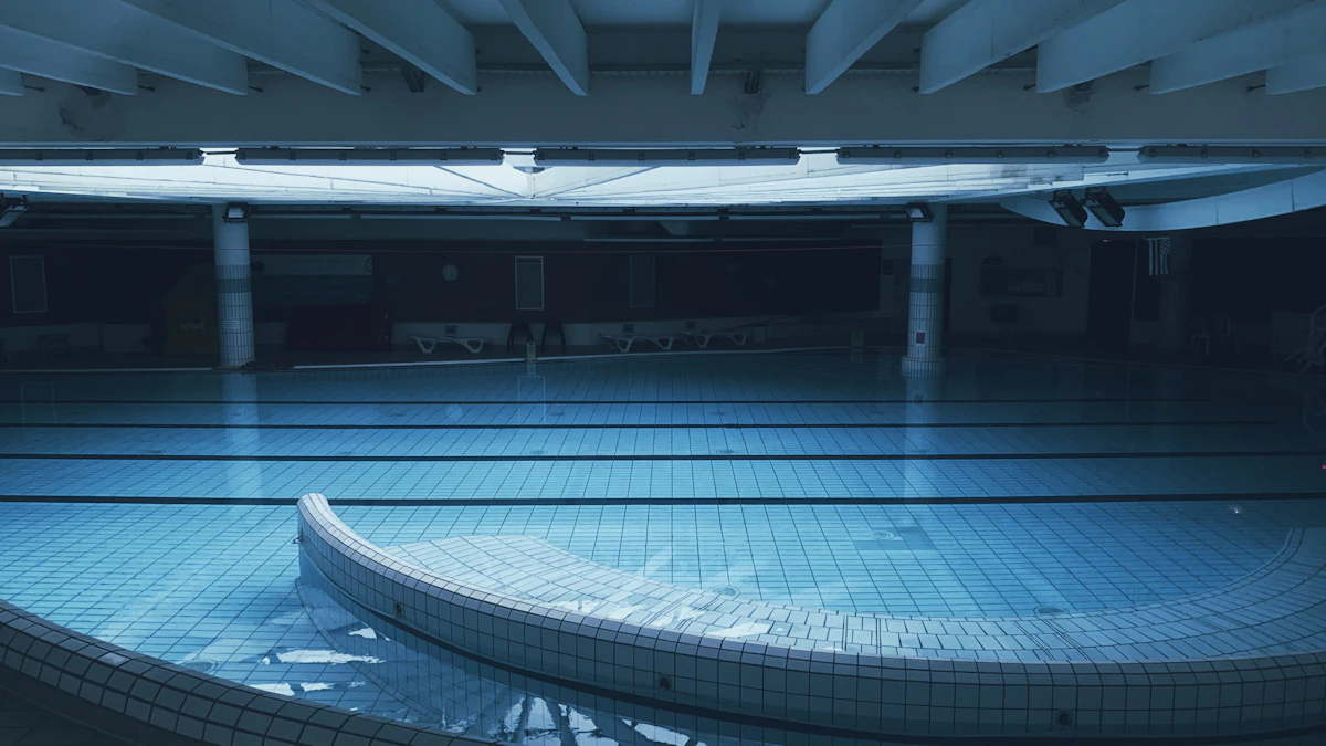 Private swimming lesson in a residents&rsquo; indoor pool